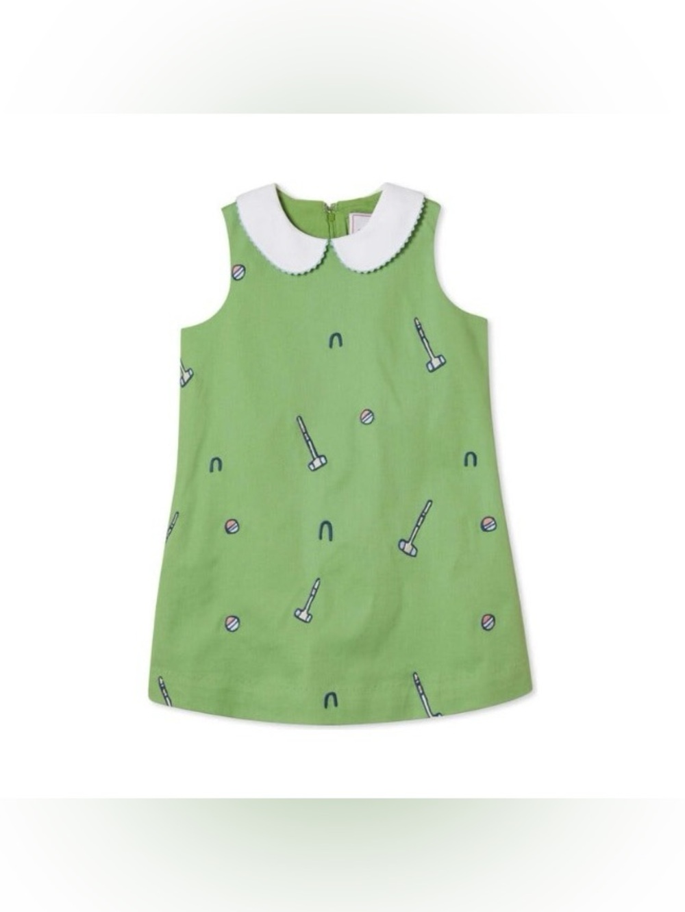 Classic Prep Maddie Dress Croquet Embroidery size 12-18 Months